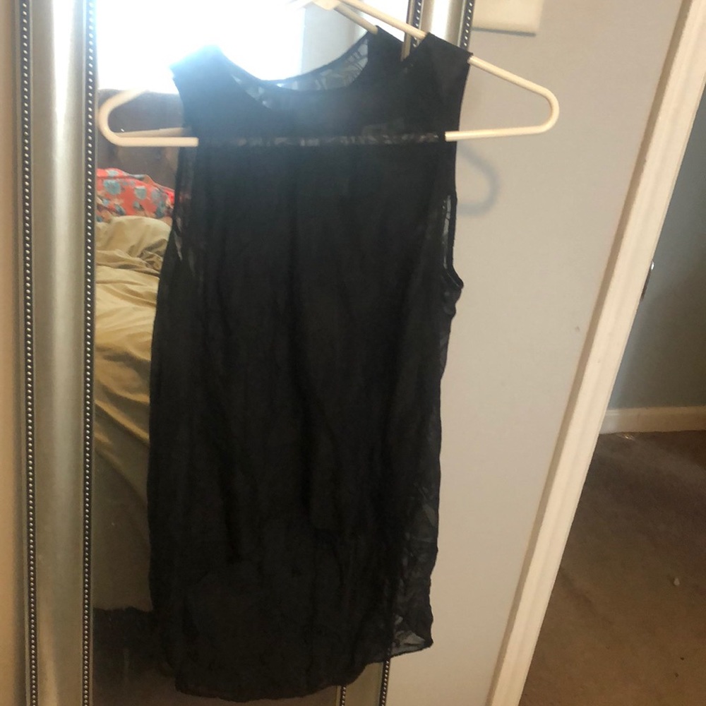 Helmut Lang sheer top